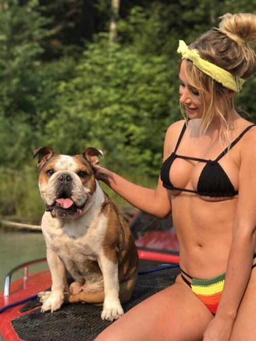 Sara Jean Underwood in a bikini