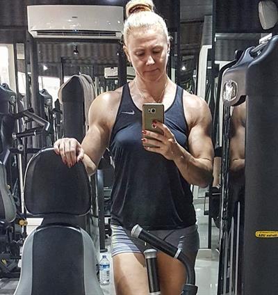 Tatiana Bulut taking a selfie