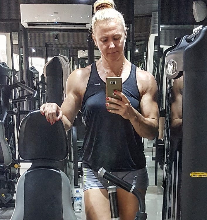 Tatiana Bulut taking a selfie