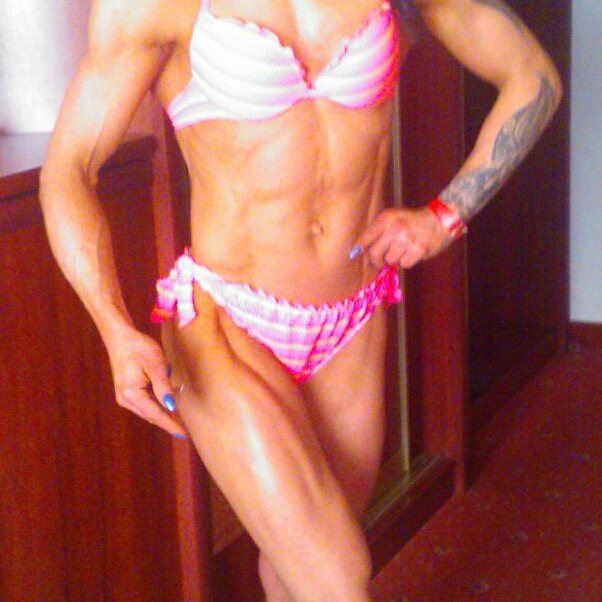 Aneta Heluszka in a bikini