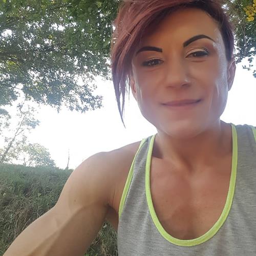 Aneta Heluszka in a bikini