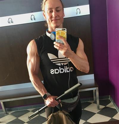 Carla Marquardt taking a selfie