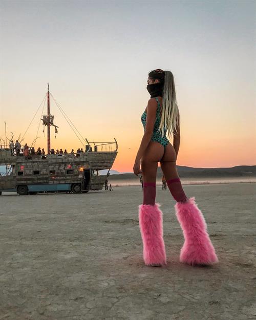 Carol Chafauzer in a bikini - ass