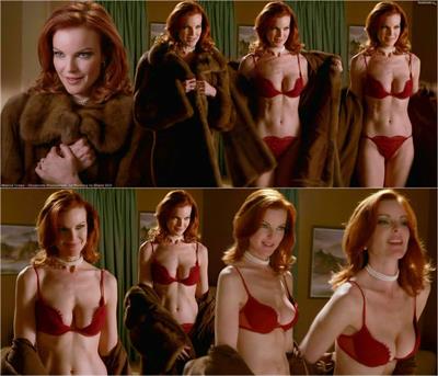 Marcia Cross in lingerie