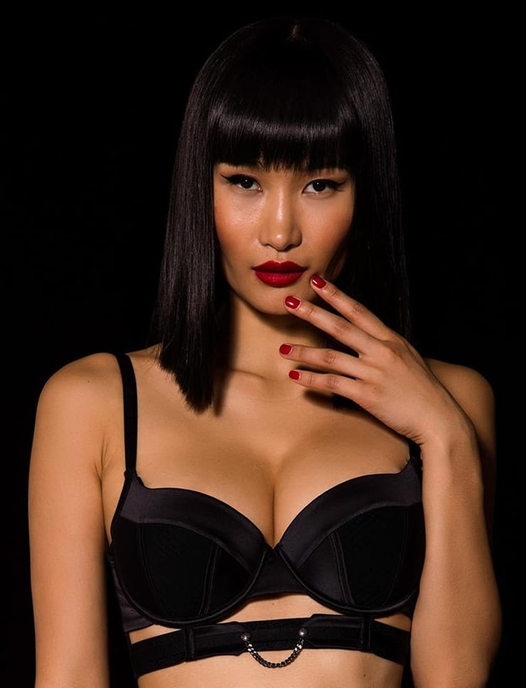 Miki Hamano in lingerie