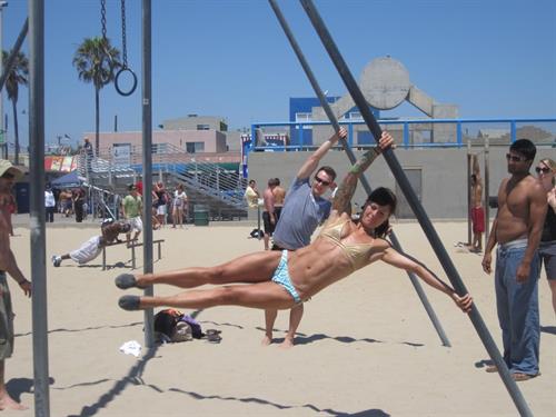Christmas Abbott in a bikini