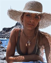 Hannah Perera in lingerie