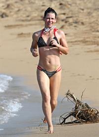 Evangeline Lilly in a bikini