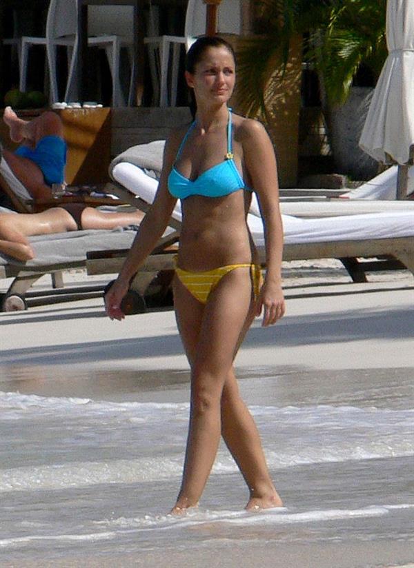 Minka Kelly in a bikini