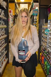 Leggy Blonde Cole goes shopping