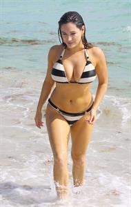 Kelly Brook in a bikini