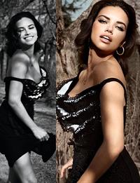 Adriana Lima in lingerie