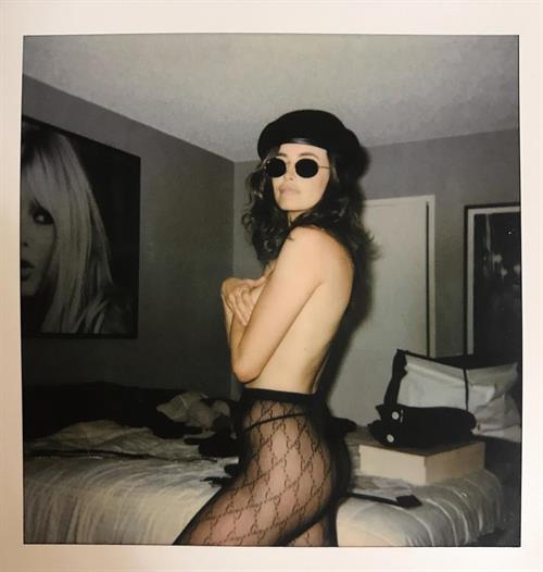 Sarah Stephens in lingerie