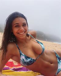 Ebony melani in a bikini