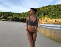 Helga Lovekaty in a bikini