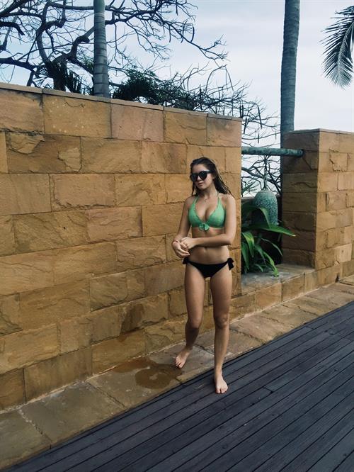 Anonymous in a bikini