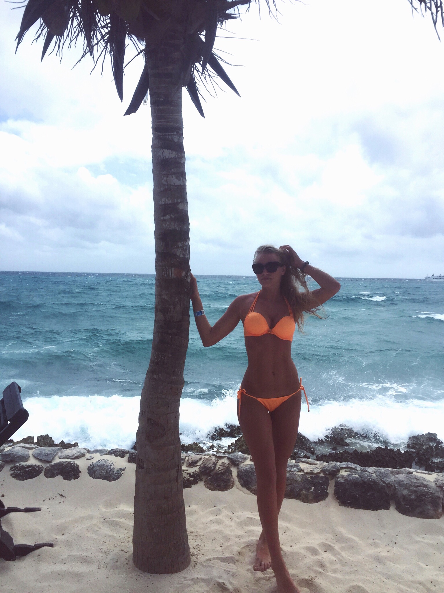 Anonymous in a bikini