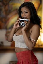 Busty Nia Nacci Strips