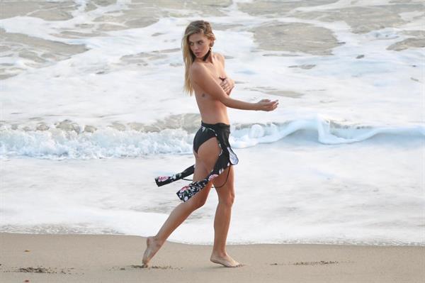 Danielle Knudson in a bikini