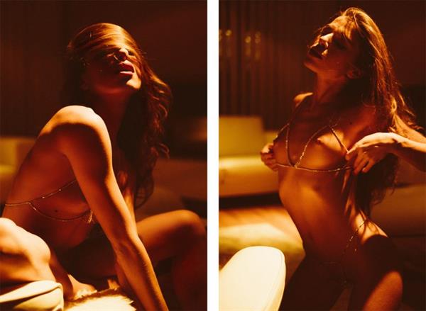 Chiara Bianchino nude photo shoot showing her boobs and ass.


















