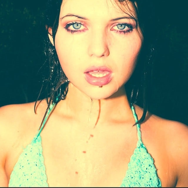 Sammi Hanratty in a bikini