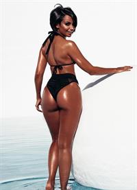 Nazanin Mandi in a bikini - ass