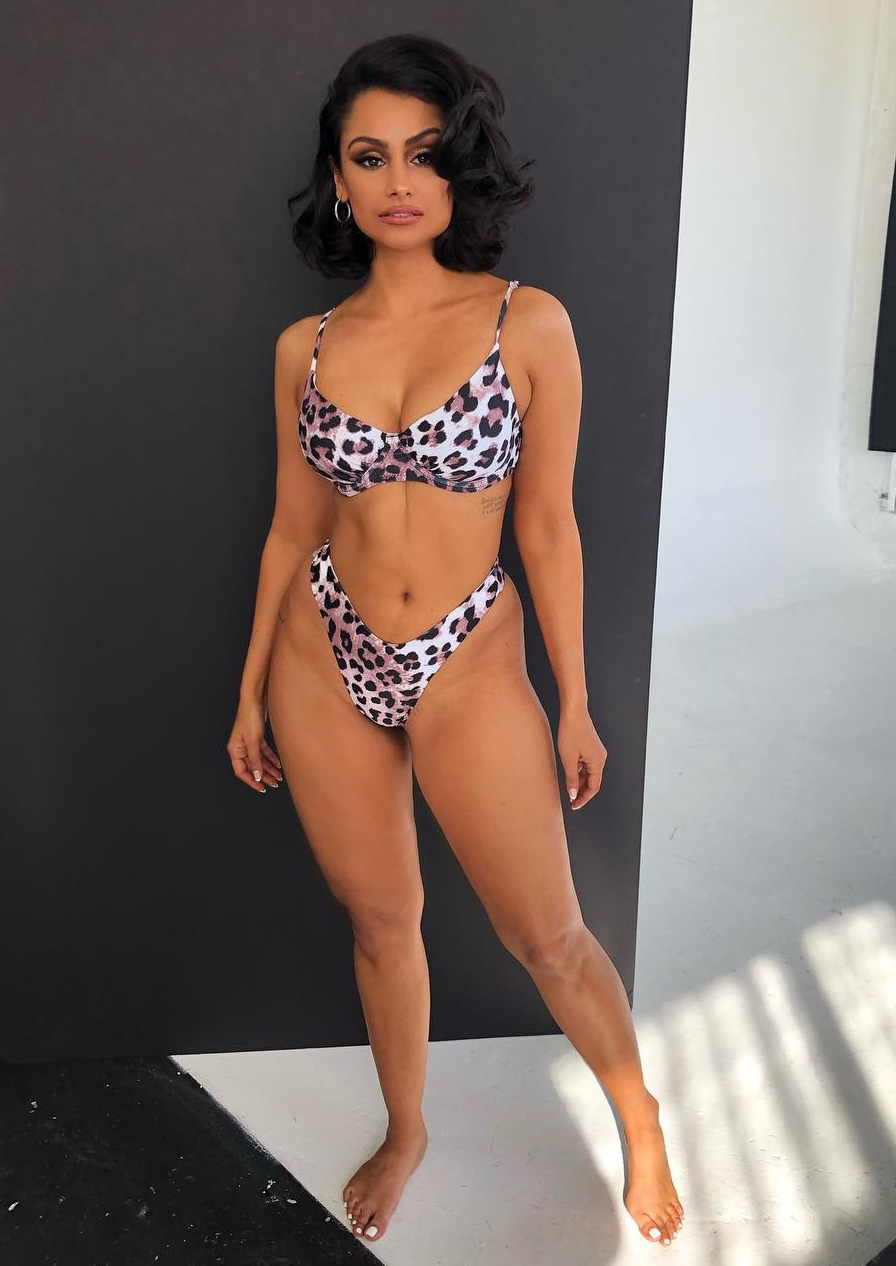 Nazanin Mandi in a bikini