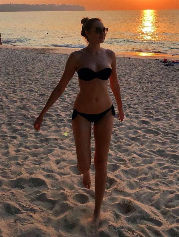Ksenia Girnik in a bikini