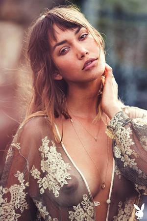 Brook Power Nude poses nude for Playboy