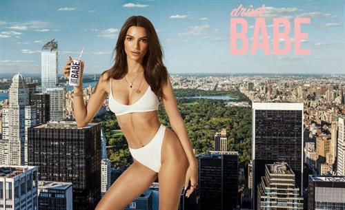 Emily Ratajkowski Pictures Emily Ratajkowski sexy new bikini photo shoot for Drink Babe showing her sexy ass and nice cleavage.