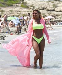 Christine McGuinness in a sexy bikini seen by paparazzi.








