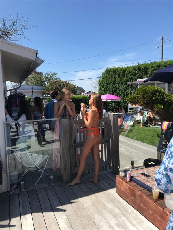 Haley Kalil in a bikini