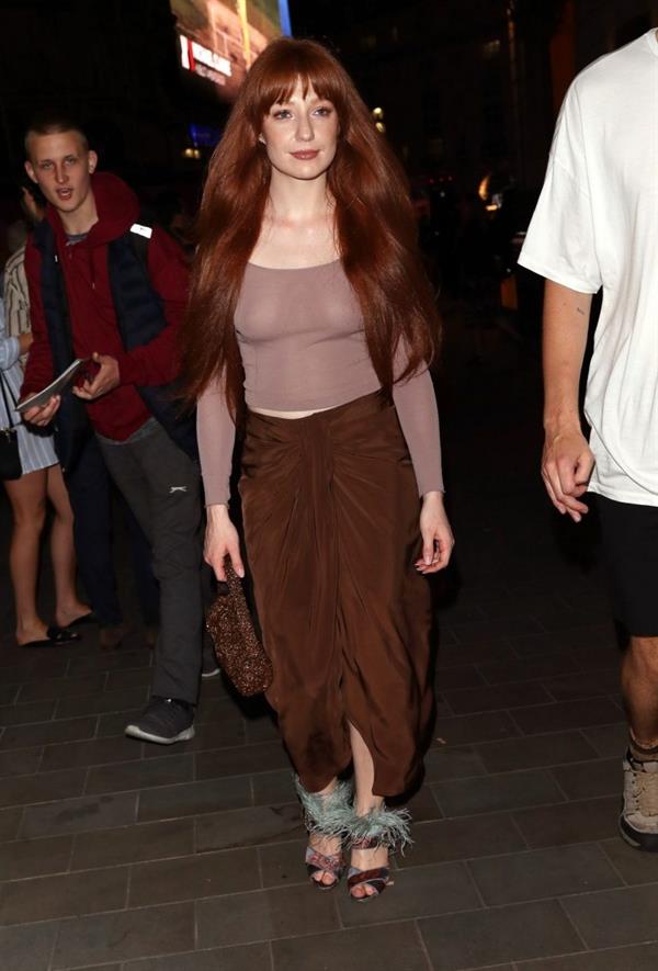 Nicola Roberts sexy braless boobs in a slightly see through top showing off her tits seen by paparazzi.















