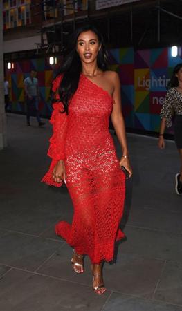 Maya Jama sexy ass in a see through dress seen by paparazzi.
















