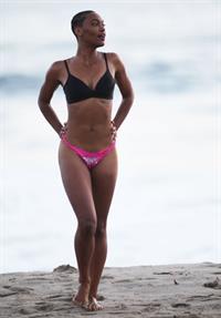 Montana Fishburne in a bikini