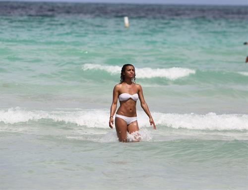Melody Thornton in a bikini