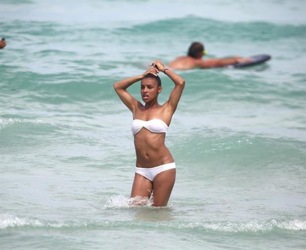 Melody Thornton in a bikini