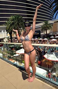 Adrianne Curry in a bikini