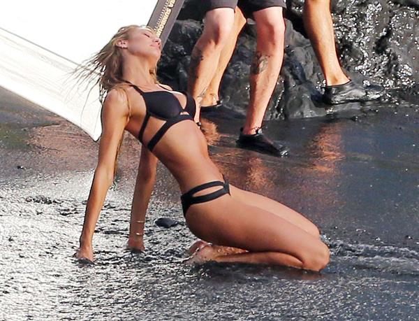 Candice Swanepoel in a bikini