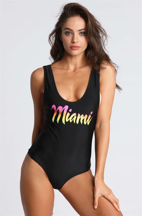 Nicole Meyer in a bikini