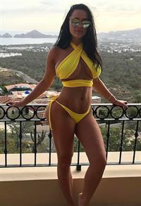 Sarah MacDonald in a bikini