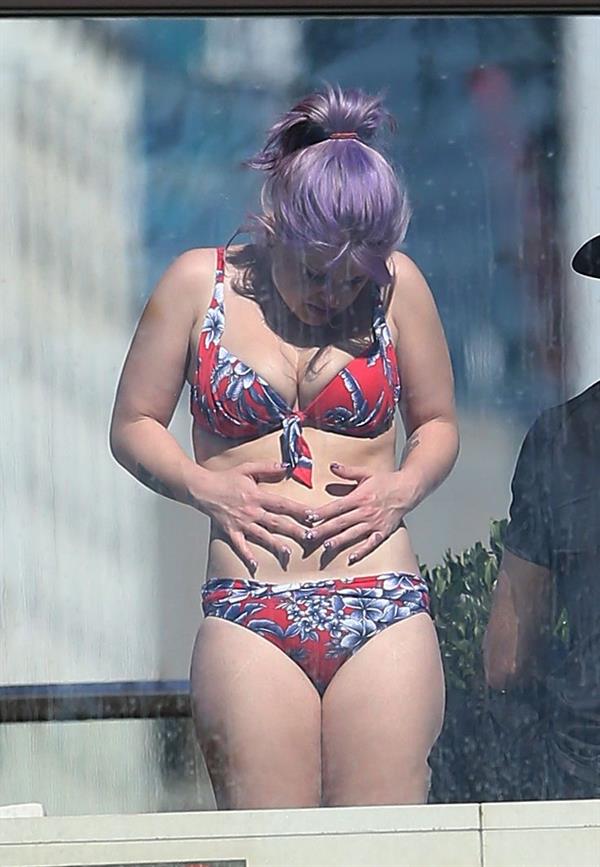 Kelly Osbourne in a bikini