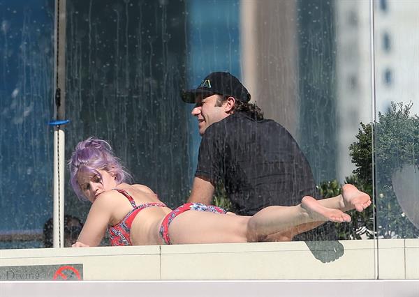 Kelly Osbourne in a bikini