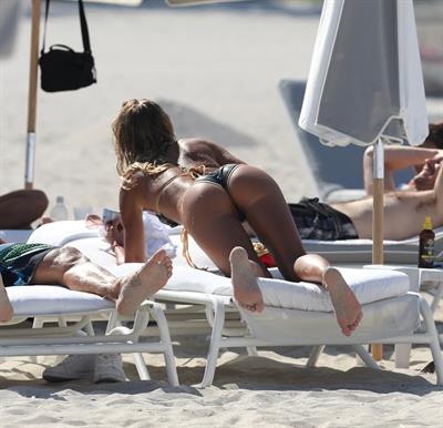 Petra Benova in a bikini - ass