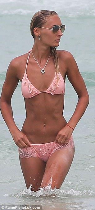 Petra Benova in a bikini