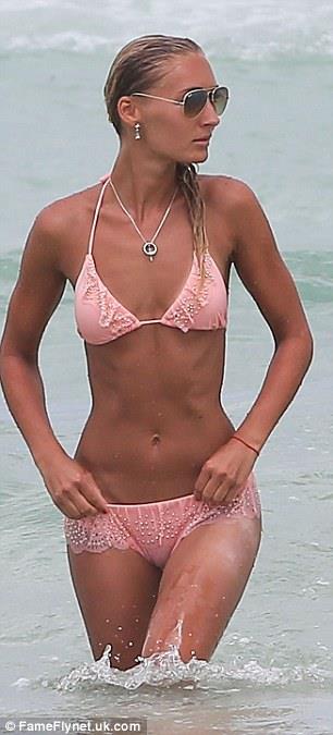 Petra Benova in a bikini