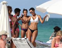 Nicole Mitchell in a bikini