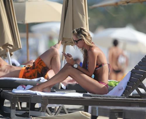 Lauren Stoner in a bikini