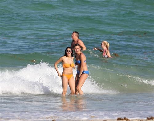 Hailey Bieber in a bikini