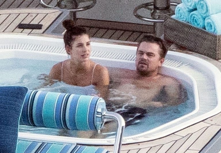 Camila Morrone Bikini Pictures Camila Morrone in a sexy swimsuit in a hot tub on a yacht with Leonardo DiCaprio seen by paparazzi.